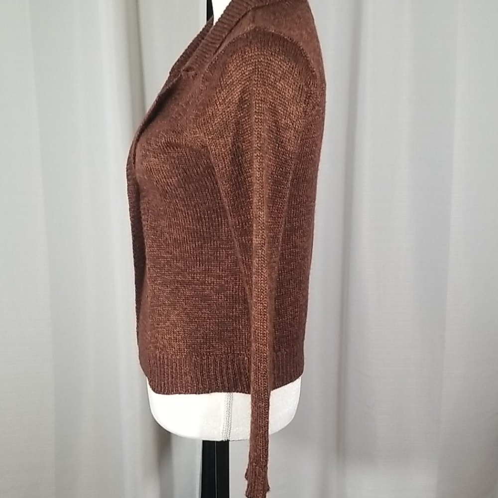 Brittany Black marron cardigan. Size S - Picture 4 of 9